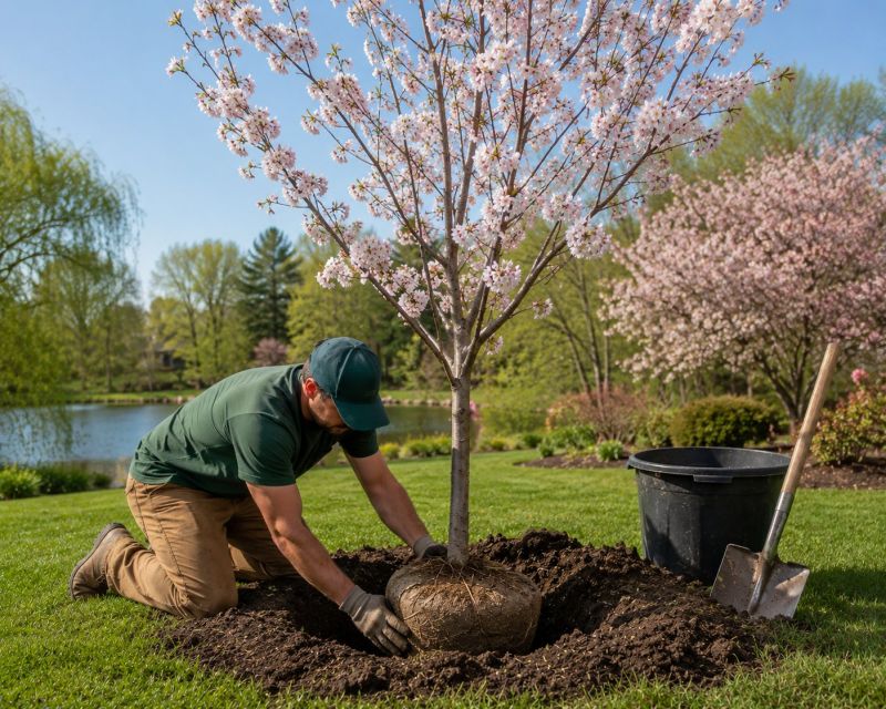 Magnolia Tree Planting in Ventura County, CA